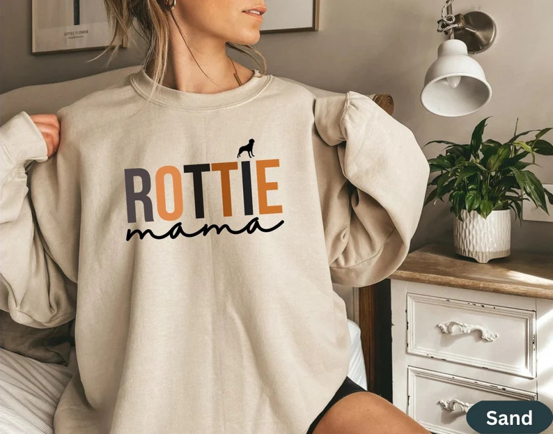 Rottie Mama Shirt Rottie Mom Shirt Dog Mom Sweatshirt Dog - Etsy | Etsy (US)
