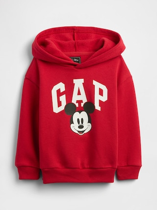 babyGap × Disney Mickey Mouse Relaxed Logo Hoodie | Gap Factory