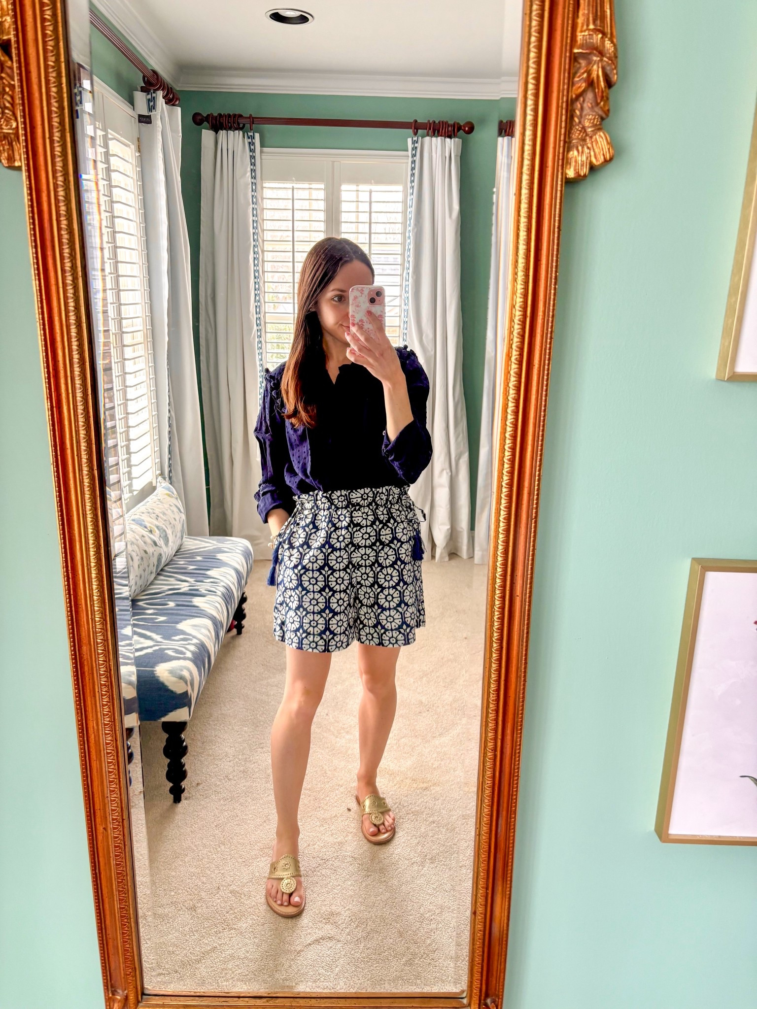 Love these shorts from the Roller Rabbit for Target collection! I didn’t order the matching top because it looked so cropped on the model. But now that I see the shorts are actually more of a high-rise, so I might go back for the top since it’s still available!