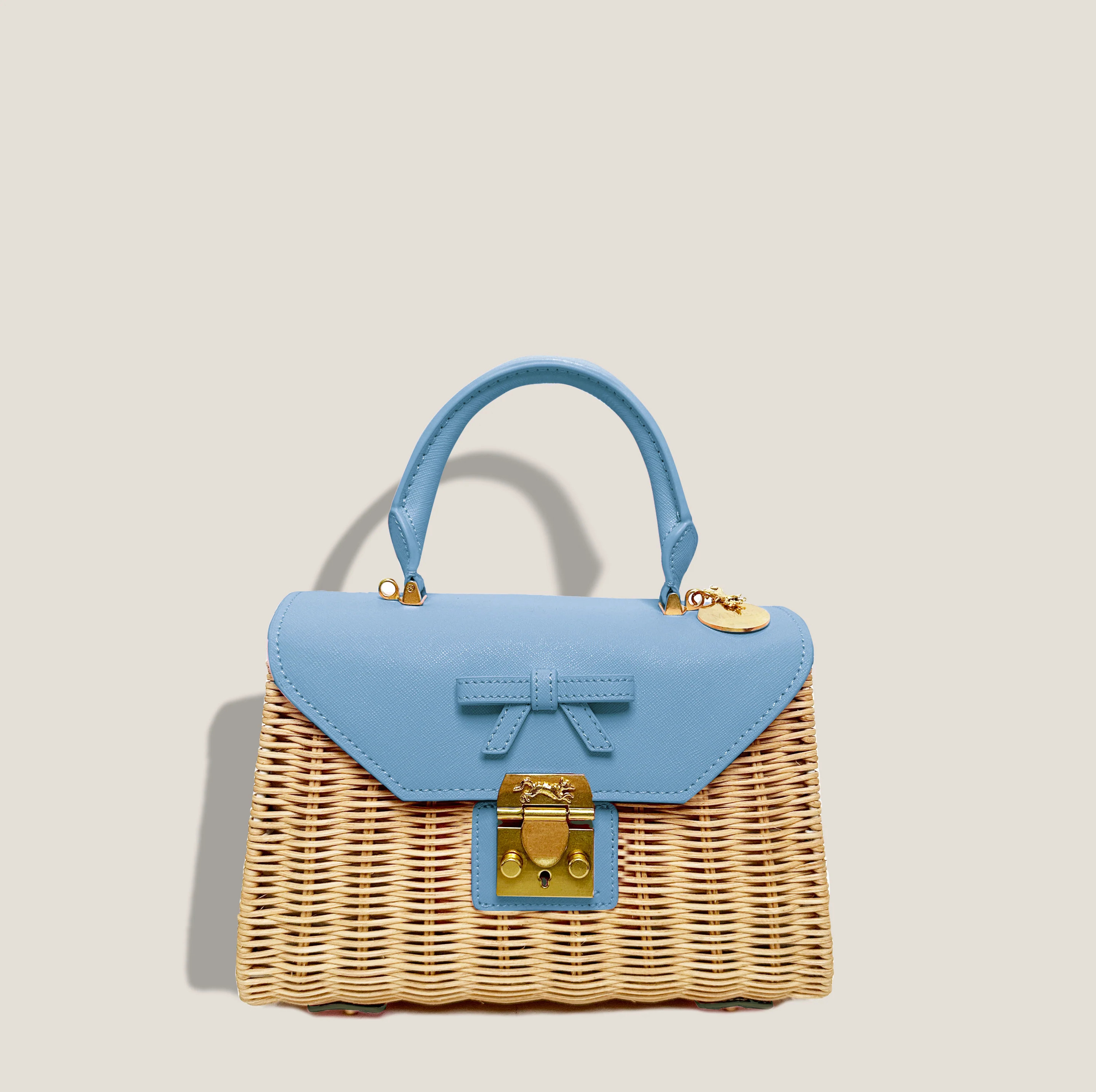 MME. AUDREY BASKET  Bag - CORNFLOWER | MME.MINK