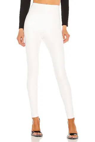 Faux Leather Legging in White | Revolve Clothing (Global)