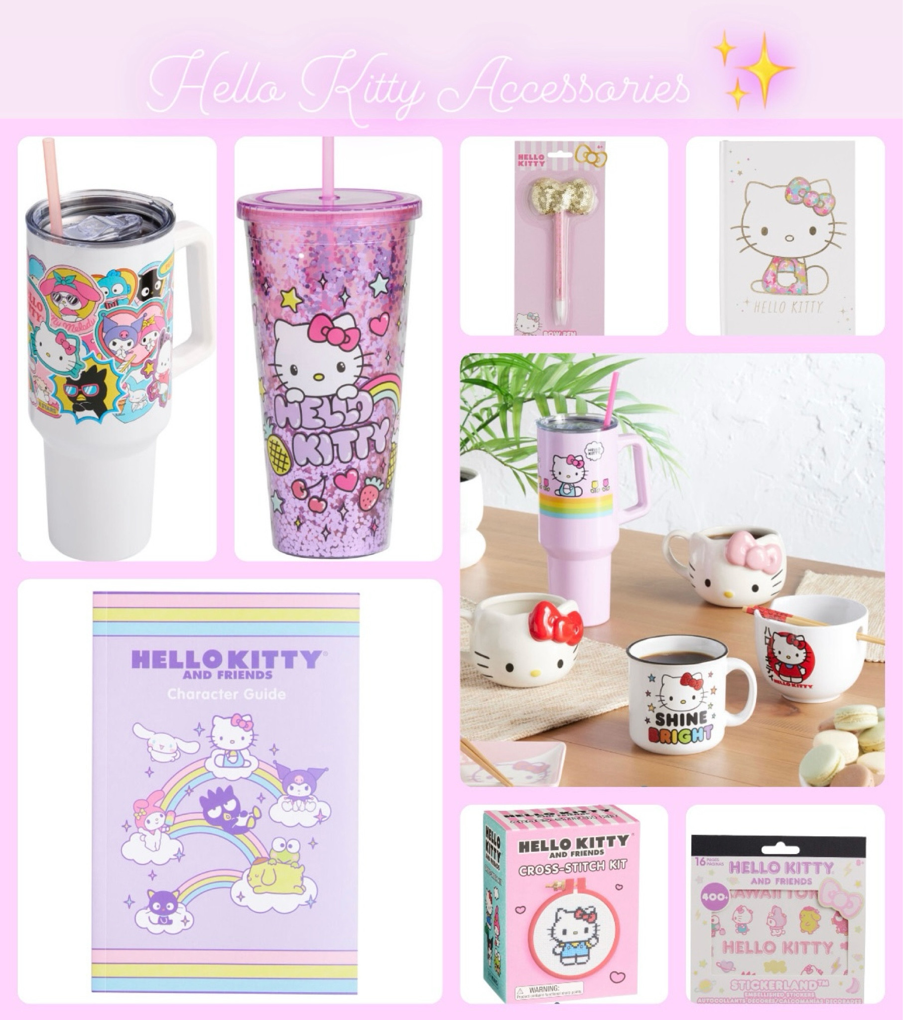 Hello Kitty Accessories! These are perfect for gifts or to add to your collection 🎀✨💕

#LTKstyletip #LTKhome #LTKGiftGuide