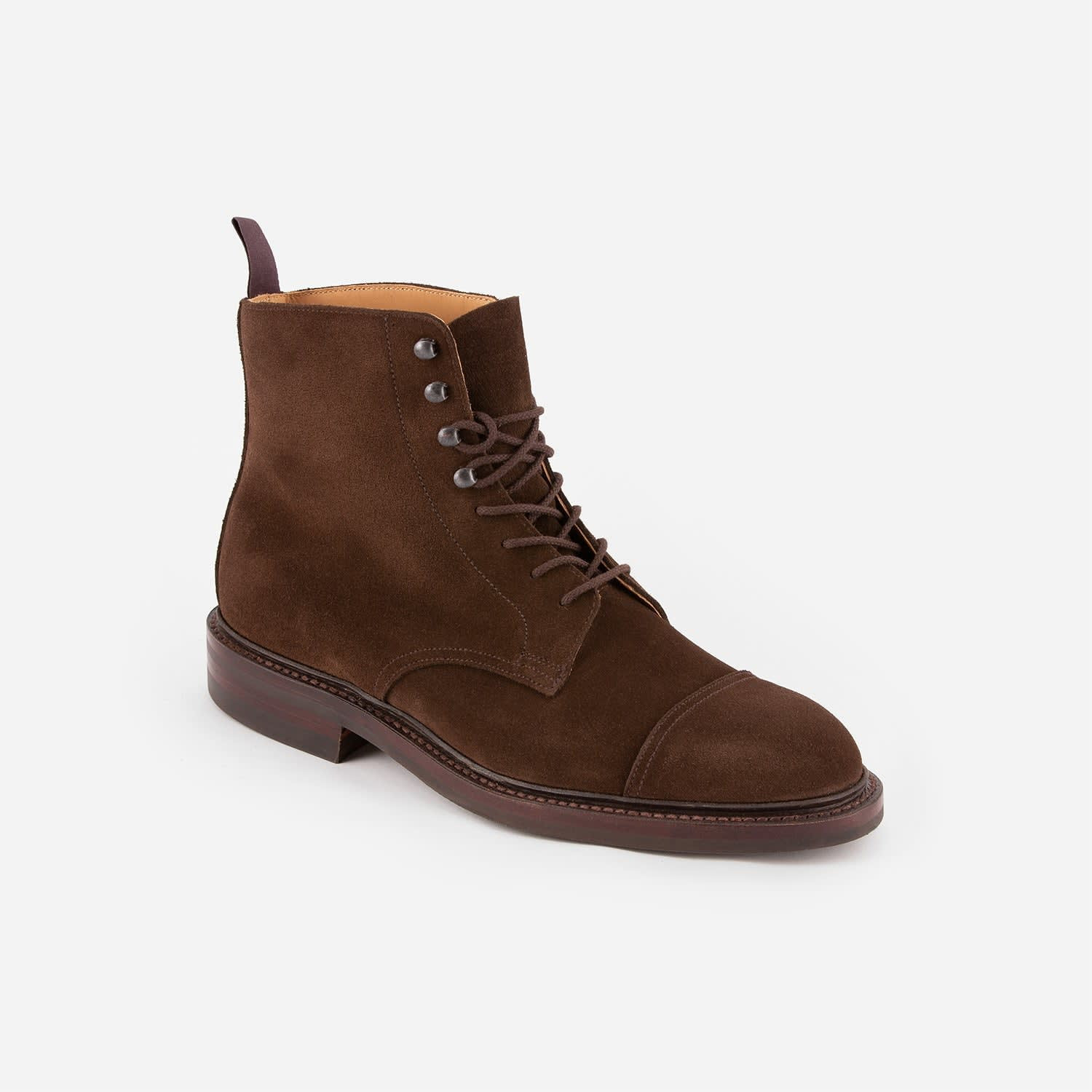 Crockett & Jones Coniston Dark Brown Suede Derby Boot | Italist.com US