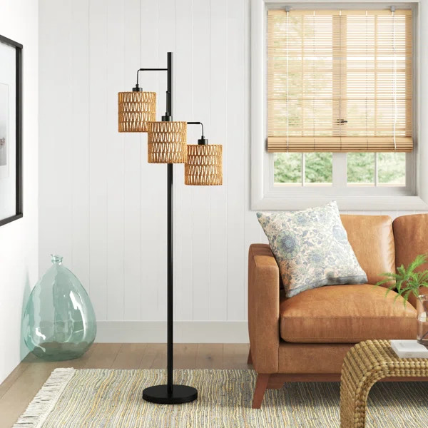 Coleford 65'' Black Tree Floor Lamp | Wayfair North America