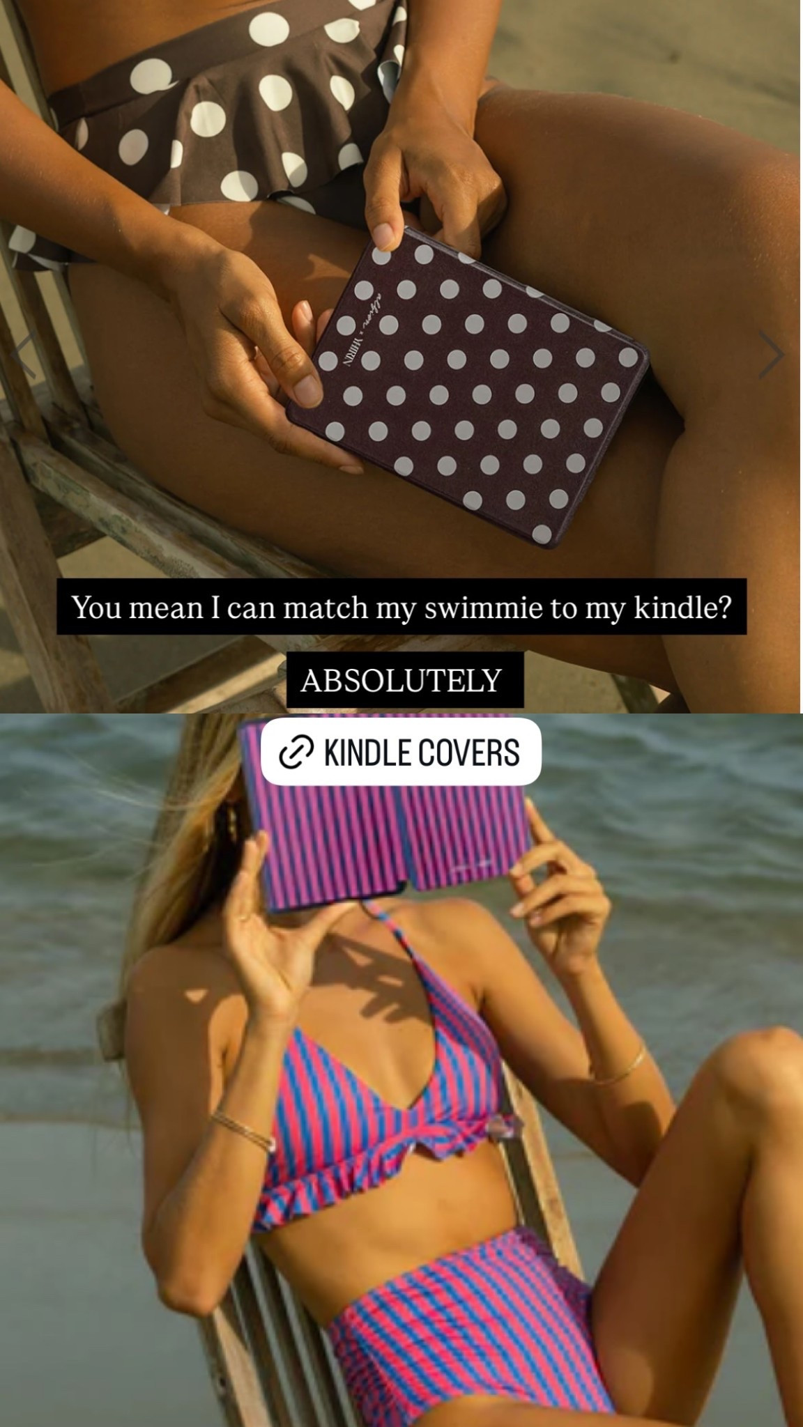 You mean I can match my swimmie to my kindle?

ABSOLUTELY  @albionfit #kindle #albionfit 