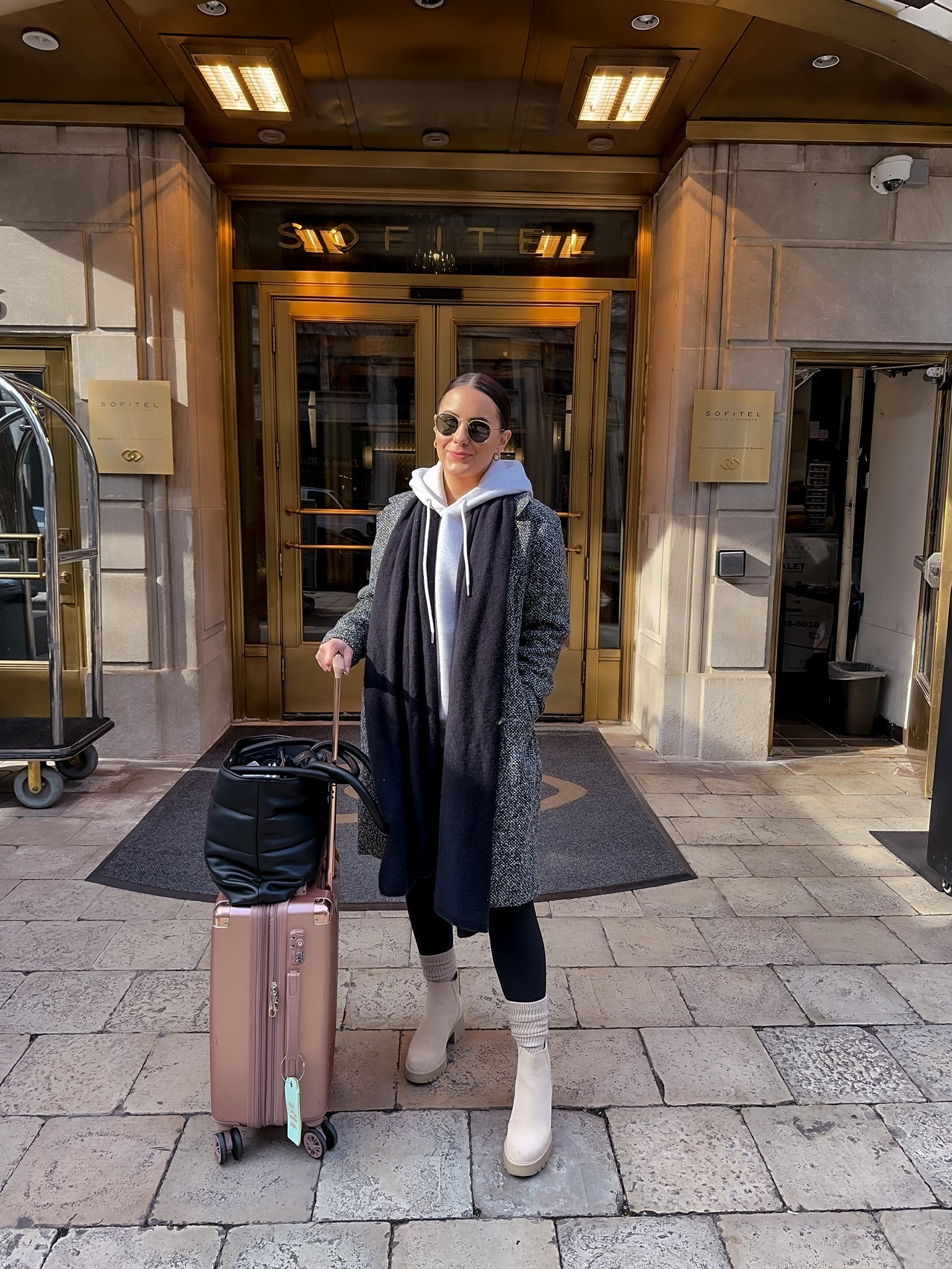 Travel outfit of the day!! My suitcase is on sale 26% off! 

#LTKsalealert #LTKtravel #LTKFind