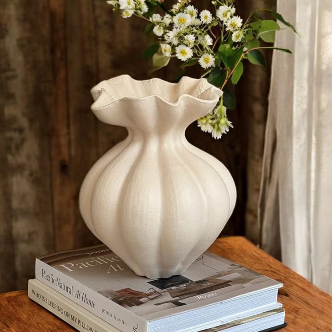 French White Ceramic Vase |frosted Grain|antique Style Terrarium - Etsy Mexico | Etsy (US)