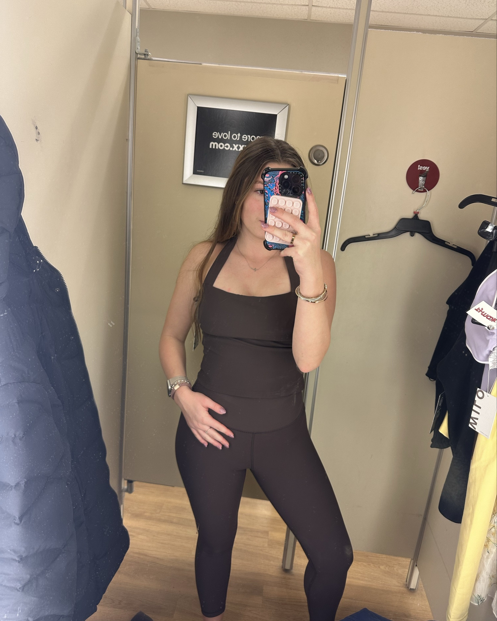 WILO athletic set in size Small. 

This was so cute! The halter neck & low back was my favorite part! 

#LTKActive #LTKootd