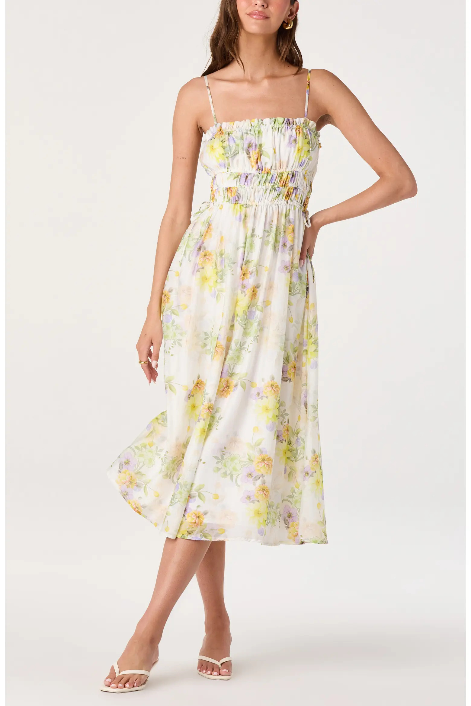 Maren Floral Print A-Line Dress (Women) | Nordstrom | Nordstrom