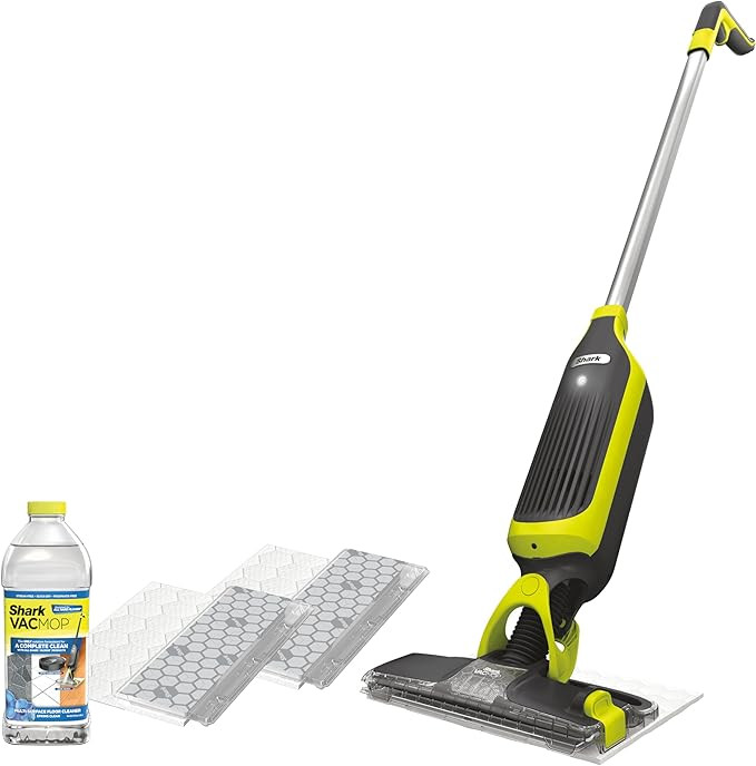 Shark VACMOP Cordless Hard Floor Vacuum Mop Includes 2 Disposable VACMOP Pads and a 12oz VACMOP S... | Amazon (US)