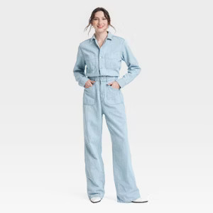 Women's Denim Baggy Jumpsuit - Universal Thread™ | Target