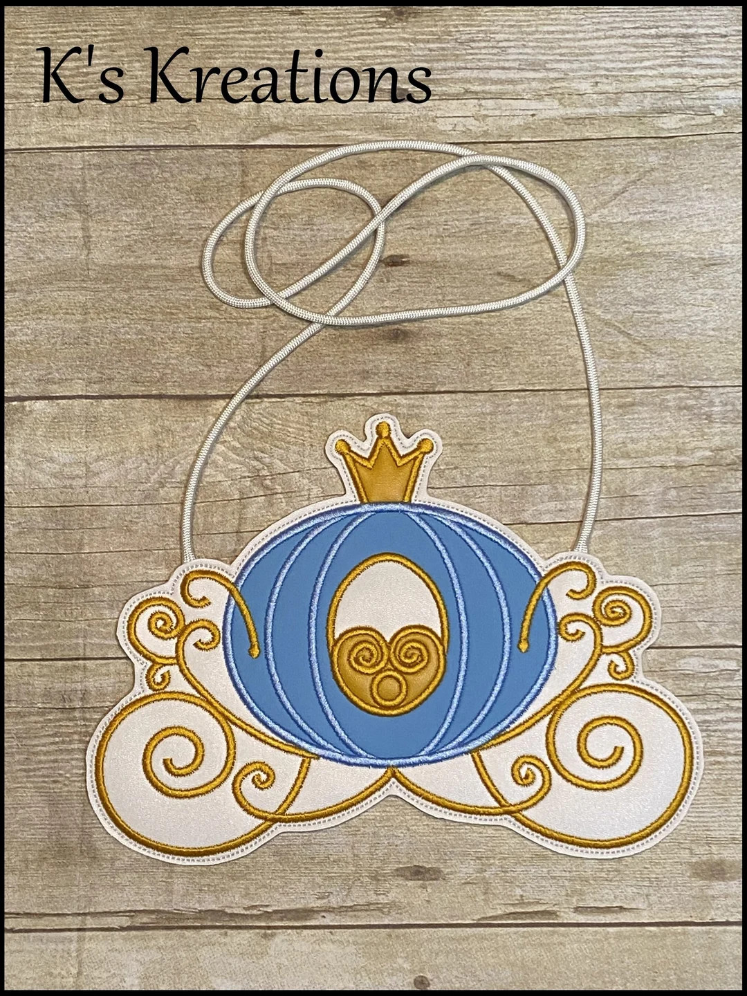 Cinderella Stagecoach Crossbody Bag, Girls Disney Crossbody Purse, Princess Flat Purse, Cinderell... | Etsy (US)