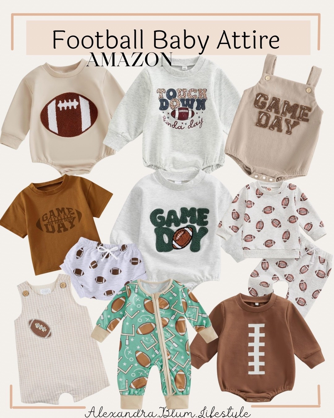 Baby and toddler football outfit for NFL season! 

#LTKBaby #LTKKids #LTKFindsUnder50