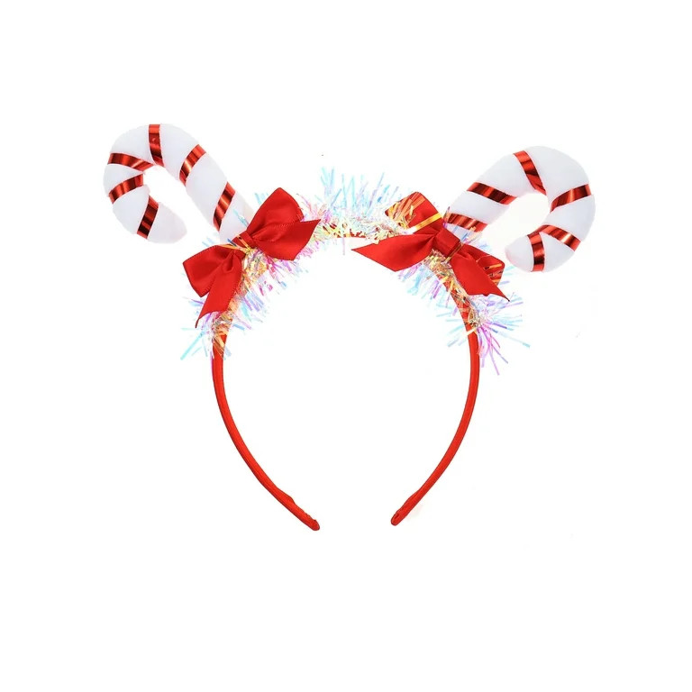 Holiday Time Candy Cane Headband, 1 Piece - Walmart.com | Walmart (US)