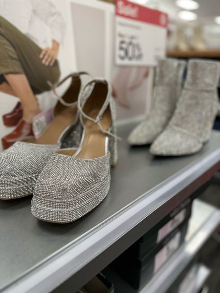 The PERFECT holiday shoe of the season. These booties are perfection from @target and would go with literally any outfit. The pumps are a fun style as well! Boots are buy one get one 50% off right now too so snag them while you can!

#LTKHoliday #LTKHolidaySale #LTKshoecrush