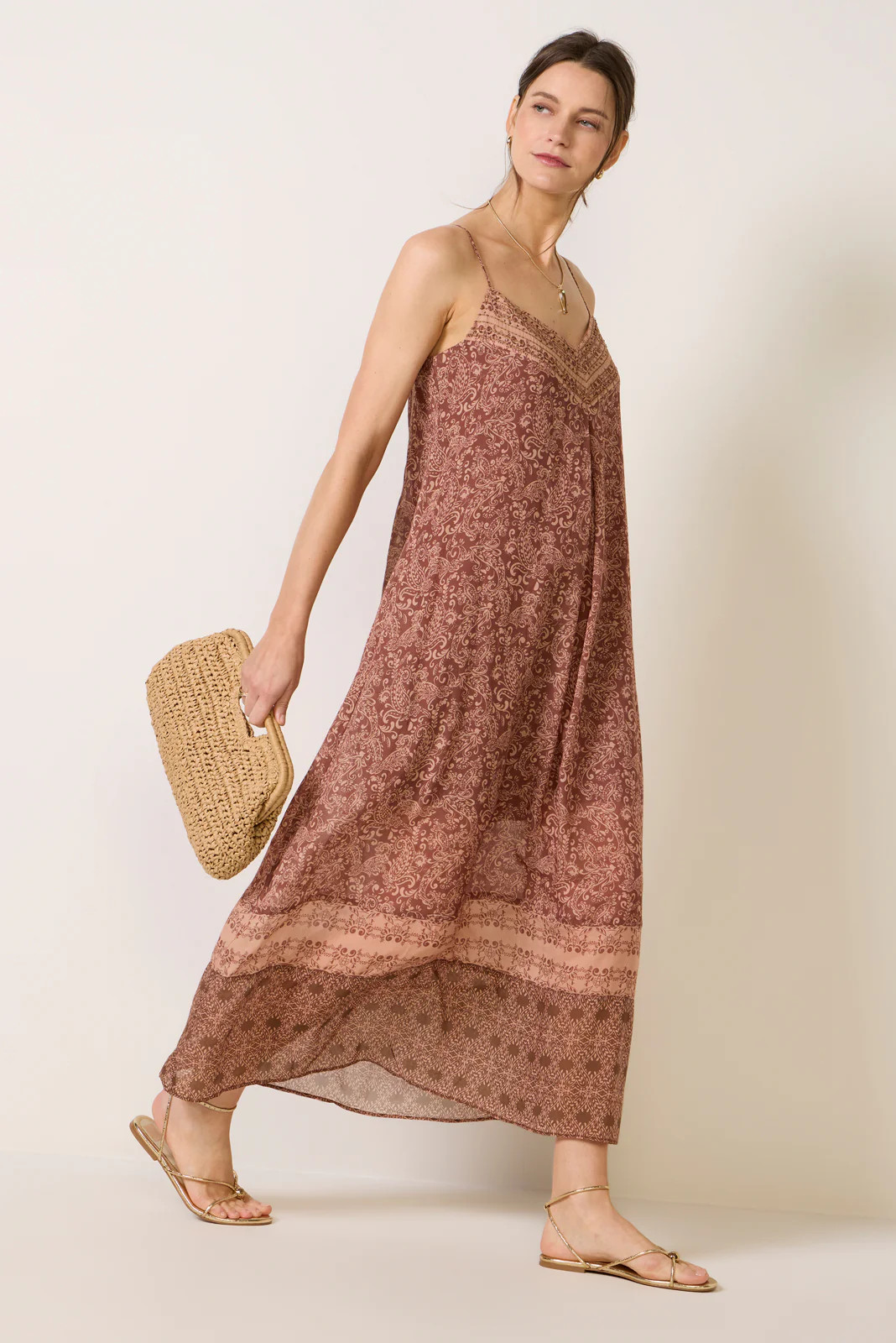 Coastal V Neck Dress | Evereve