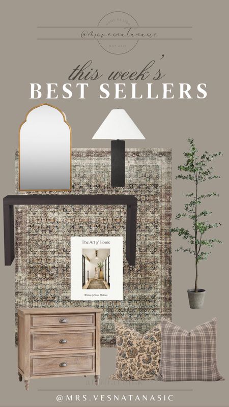 This week’s best sellers! My entryway table is under $300 and such a good look for less! 

Console table, nightstand, mirror, table lamp, coffee table book, nightstands, rug, living room, bedroom, coffee table, faux plant, wayfair, pottery barn, studio mcgee, 

#LTKhome #LTKstyletip #LTKsalealert