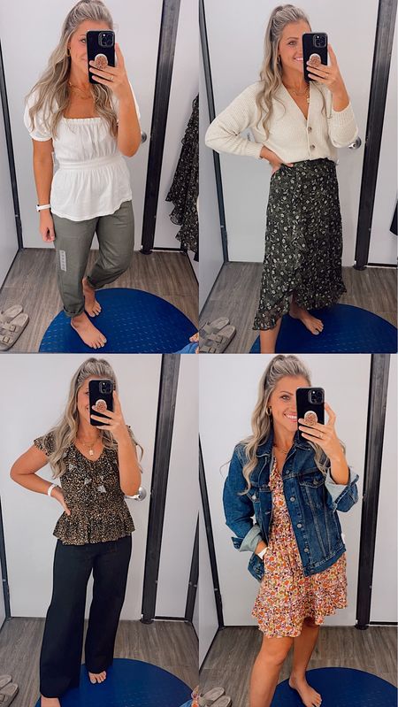 Old navy teacher outfits / business casual workwear outfits 🫶🏻 //***SIZING HELP: I’m 5’3, size S or 2/4, and a 36B bust. I’m wearing an XS in all the tops, the cargo pants and the dress, my true size S in the denim jacket, and my true S in the black pixie wide leg pants. 🤗 I feel like these outfits will work for so many different business casual workwear environments! And for more than just workwear too, obviously. I can’t wait to wear that little dress to church soon — it’s sooo comfy and cute! 😍 Stay tuned this week for lots more outfit ideas…! 🚨 I can’t find the white peplum top online yet so I linked similar!!! 



oldnavystyle #oldnavyoutfit #oldnavyoutfits #teacheroutfit #teacheroutfits #teacheroutfitoftheday #teacherstyle #teacherstyles #businesscasualoutfit #businesscasual

Teacher outfit
Teacher ootd
Work style
Work outfits


Follow my shop @WhatLizisLoving on the @shop.LTK app to shop this post and get my exclusive app-only content!

#liketkit #LTKunder50 #LTKstyletip #LTKworkwear
@shop.ltk
https://liketk.it/4hvpJ