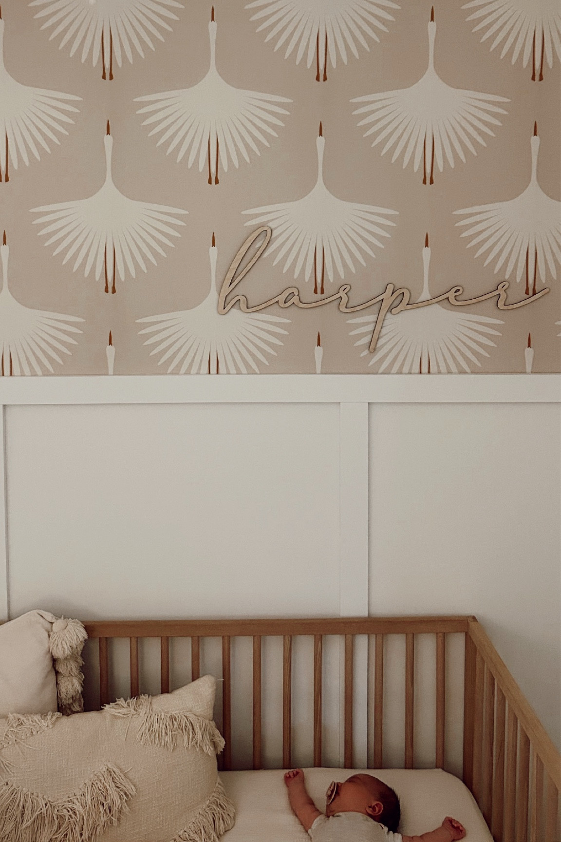 neutral nursery 🫶🏼


 #nurseryinspo #nursery #nurseries #nurseryinspiration #genderneutralnursery #babygirlnursery #babyboynursery #girlroom #babyroom #boyroom #neutralroom #wallpaper #newborn #namesign #crib 

#LTKHome #LTKBump #LTKBaby