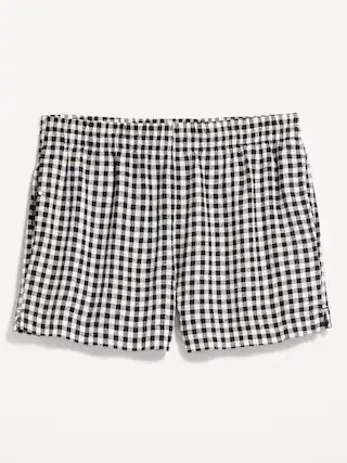 High-Waisted Linen-Blend Shorts -- 3.5-inch inseam | Old Navy (US)