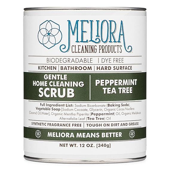Meliora Cleaning Products Gentle Home Cleaning Scrub - Scouring Cleanser for Kitchen, Tube, and T... | Amazon (US)