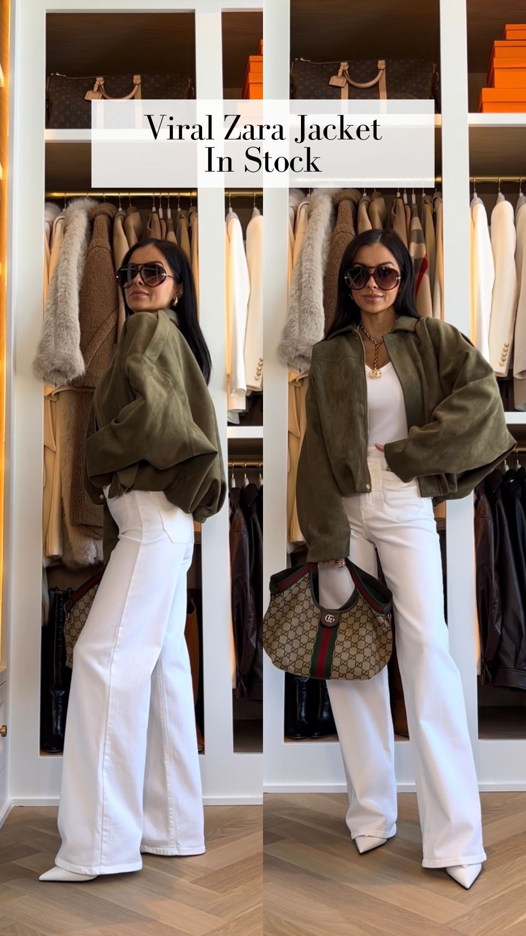 Zara viral bomber jacket that instantly elevates spring outfits with its polished fit and effortless style. The lightweight silhouette works perfectly with denim, trousers, or dresses and adds just the right amount of structure to casual looks.

Wearing a size Small.
Mother Jeans - Wearing a 24, run TTS

miamiamine Zara viral bomber jacket two colors versatile outerwear spring styling elevated casual outfits wardrobe staple affordable fashion finds chic layering piece minimalist style effortless everyday looks transition jacket trend must haves designer inspired fashion for less



#LTKOver40 #LTKPetite #LTKootd
