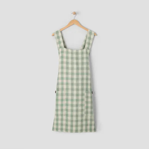 Sur La Table Check Linen Smock Apron | Sur La Table