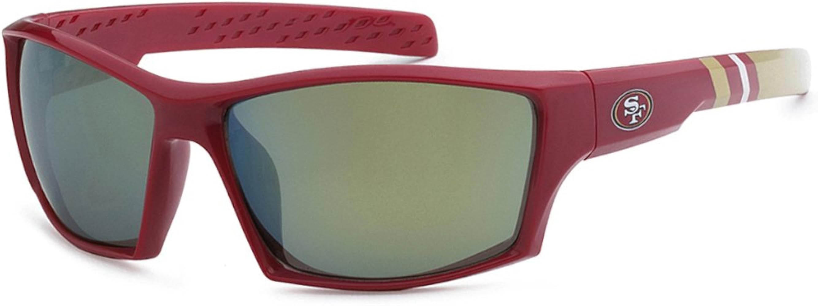 NFL Siskiyou Sports Fan Shop San Francisco 49ers Edge Wrap Sunglasses One Size Team Color | Amazon (US)