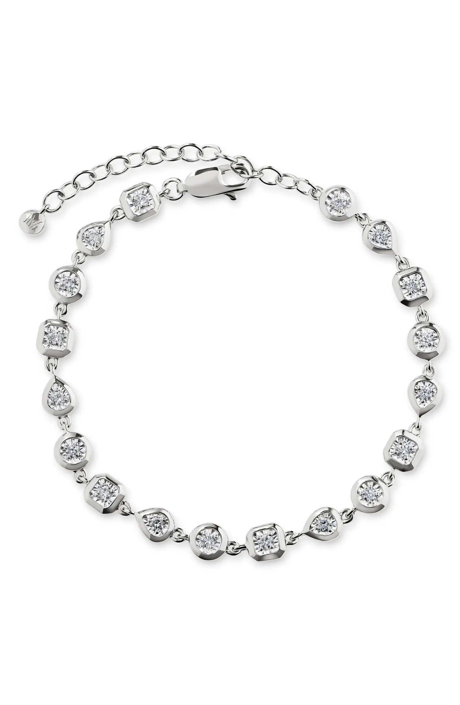 Lab Grown Diamond Bezel Bracelet | Nordstrom