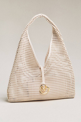 Dolce Vita Missie Raffia Mesh Tote | Anthropologie (US)