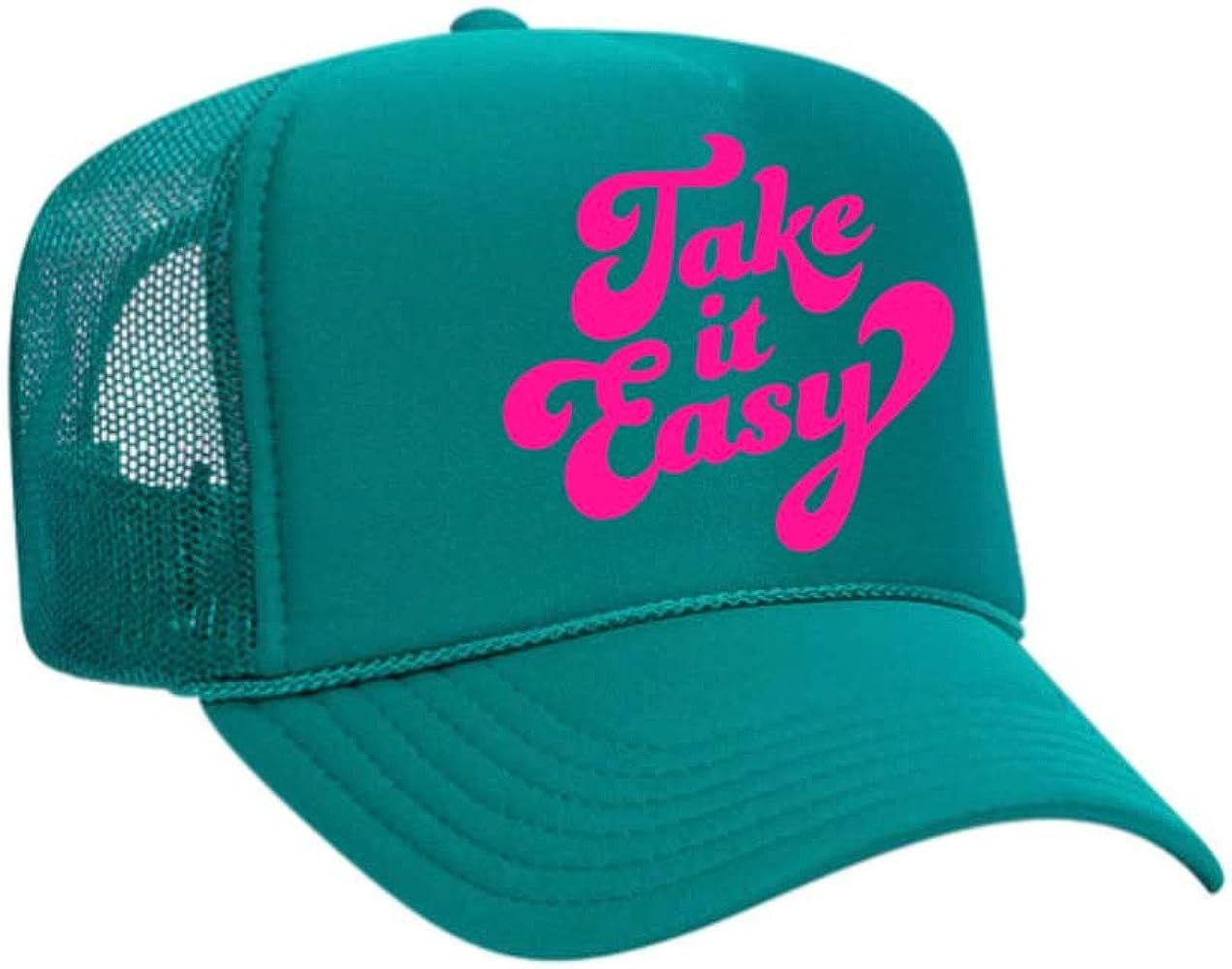 TAKE IT Easy Neon Trucker Hat | Amazon (US)