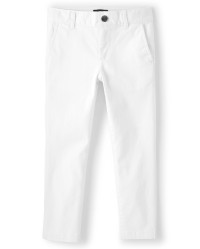 Boys Stretch Skinny Chino Pants - simplywht | The Children's Place