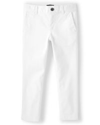 Boys Stretch Skinny Chino Pants - simplywht | The Children's Place