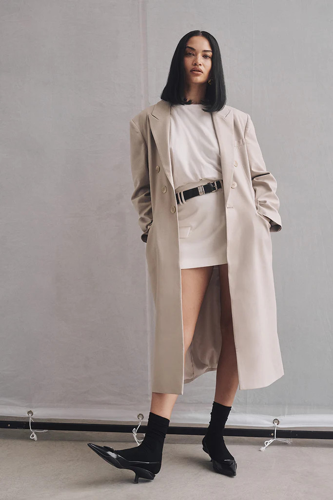 HARLEY STONE LONGLINE COAT | DISSH