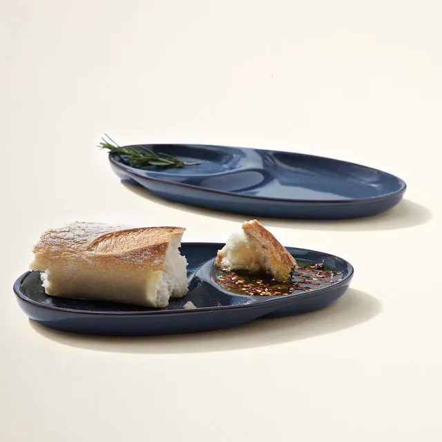 Olive Oil Dipping Plates - Set of 2 | UncommonGoods