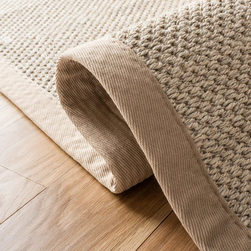 Kiki Jute/Sisal Marble/Linen Area Rug | Wayfair North America