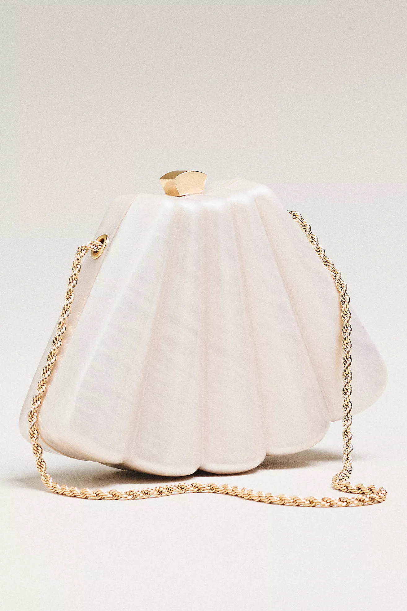 Lulla Collection Pearlized Shell Hand Bag | Anthropologie (US)