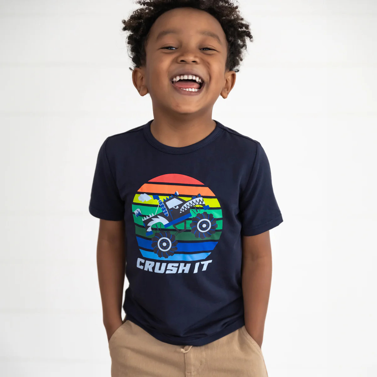 Monster Truck Madness Graphic Tee | Little Sleepies