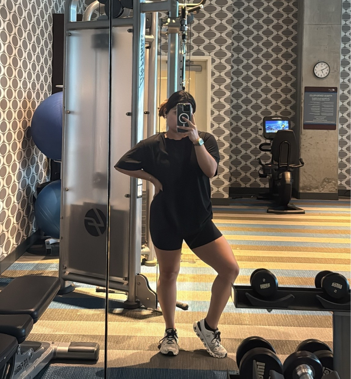 Even while I’m flying I’m always trying my best to get my workouts in. I’ve started bringing my cutest workout shorts to help motivate me. This outfit is completely from Amazon except the shoes! These shorts are so soft and comfortable!! Highly recommend & I owe 3 of them!

#LTKfitnessgoals #LTKootd #LTKActive