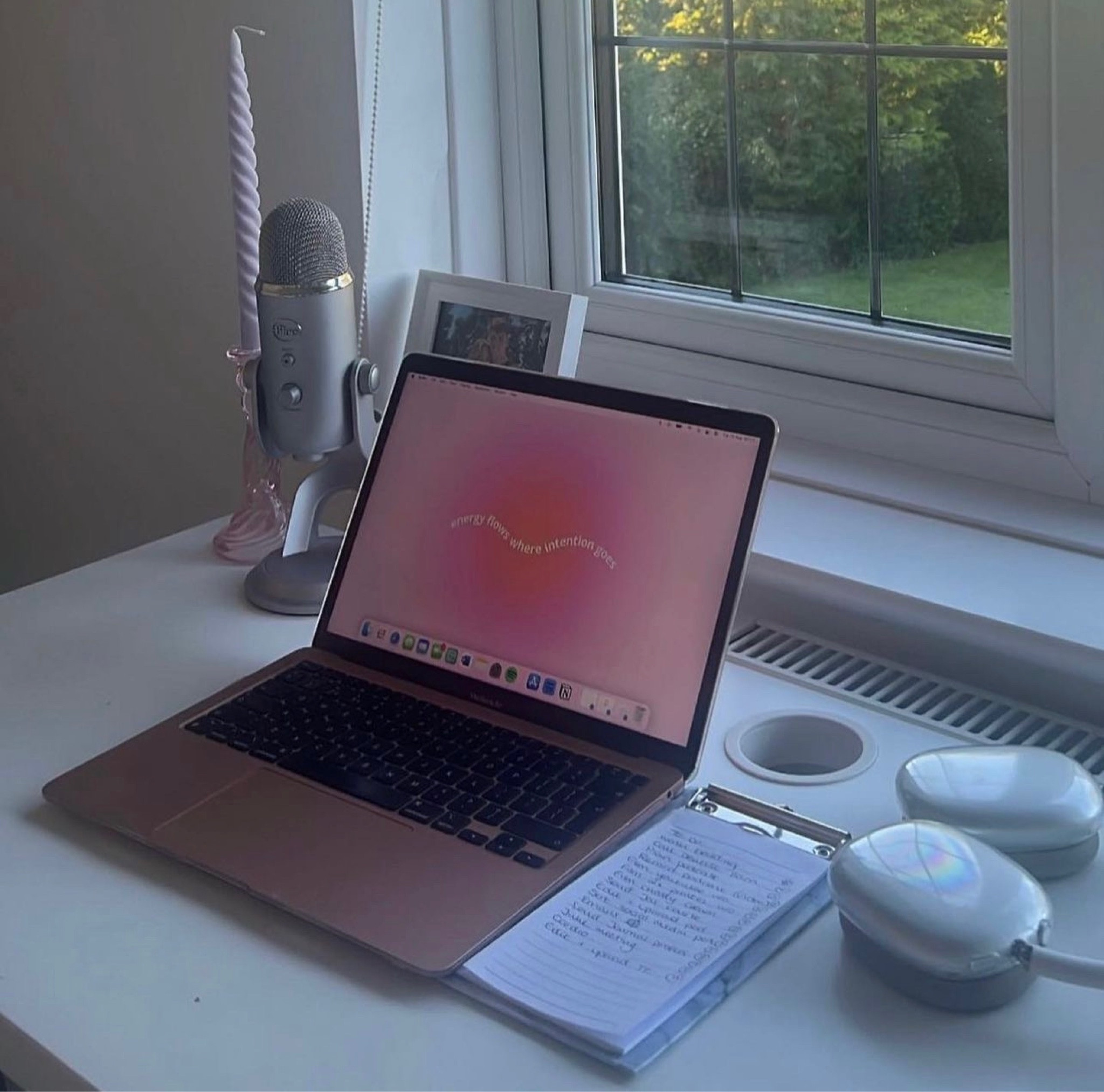 Amazon, Argos, Apple, work space, airpods max, macbook, cute candle, aesthetic space, work space inspiration, Blue Yeti, habitat

#LTKhome #LTKeurope #LTKSeasonal