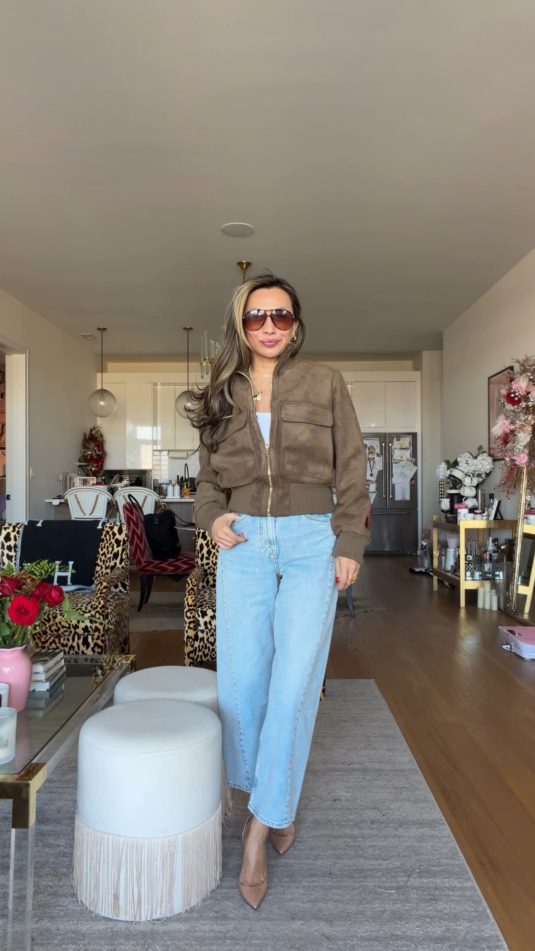 Zara easy every day look. Size small in jacket, tank, and sixec4 denim 

#LTKgrwm #LTKootd