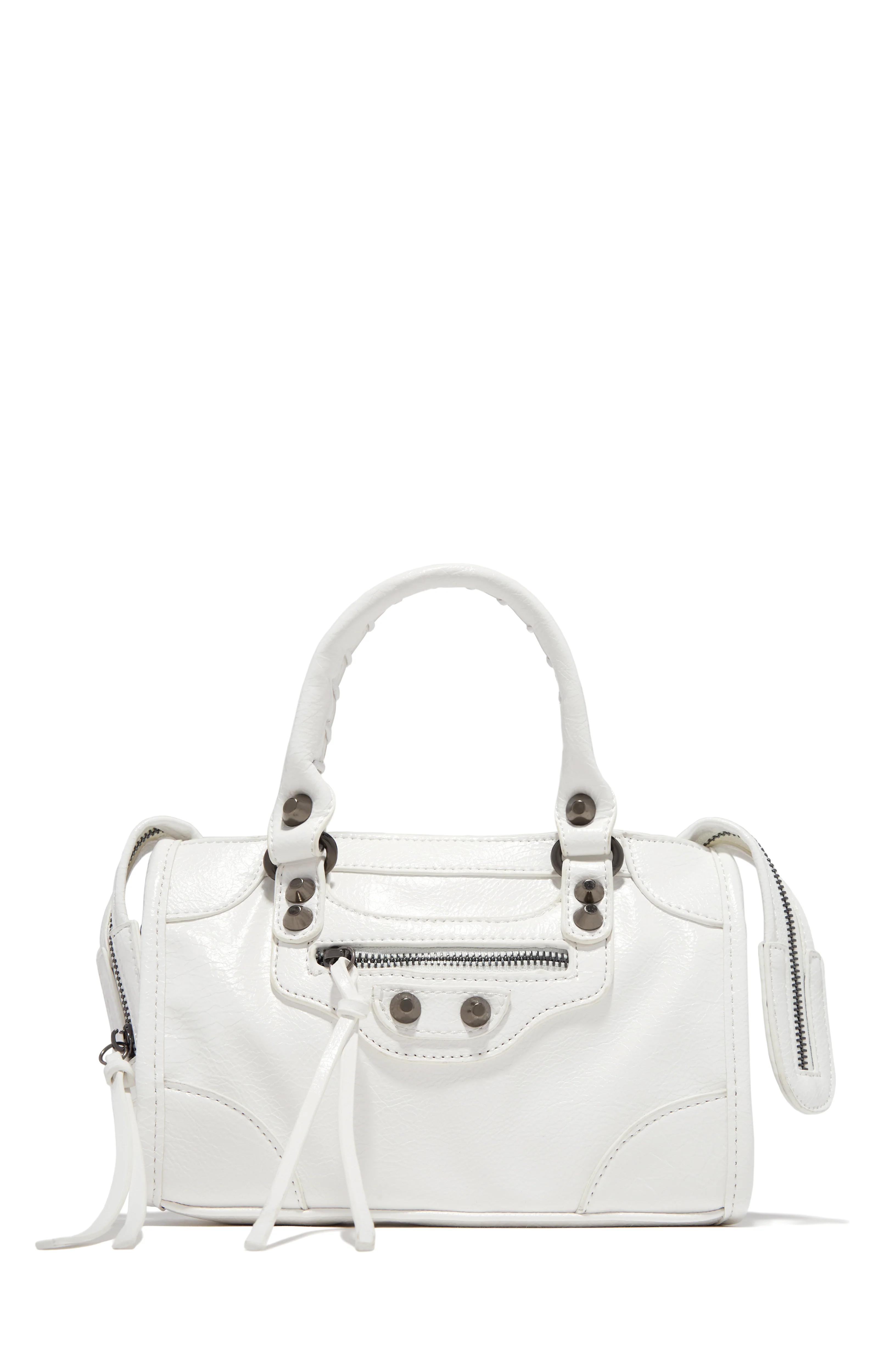 Natalie - White | Crossbody Shoulder Bag | MISS LOLA