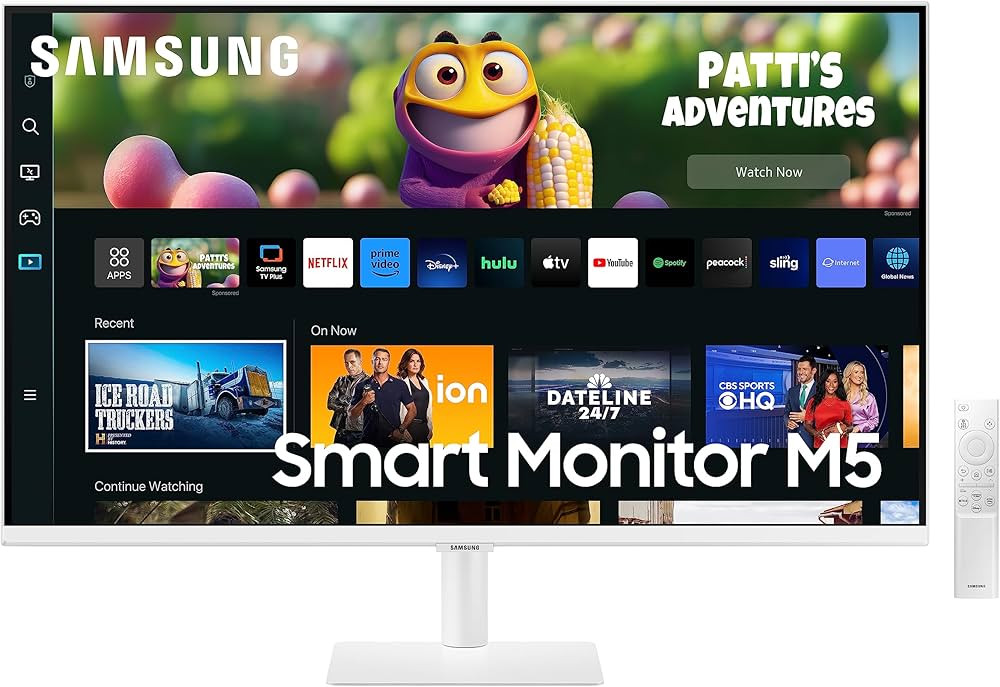 SAMSUNG 27" M50C Series FHD Smart Monitor w/Streaming-TV, 4ms, 60Hz, HDMI, HDR10, Watch Netflix, ... | Amazon (US)