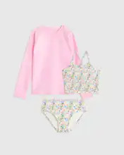 Tankini and Long Sleeve Raglan Rash Guard Set | Quince