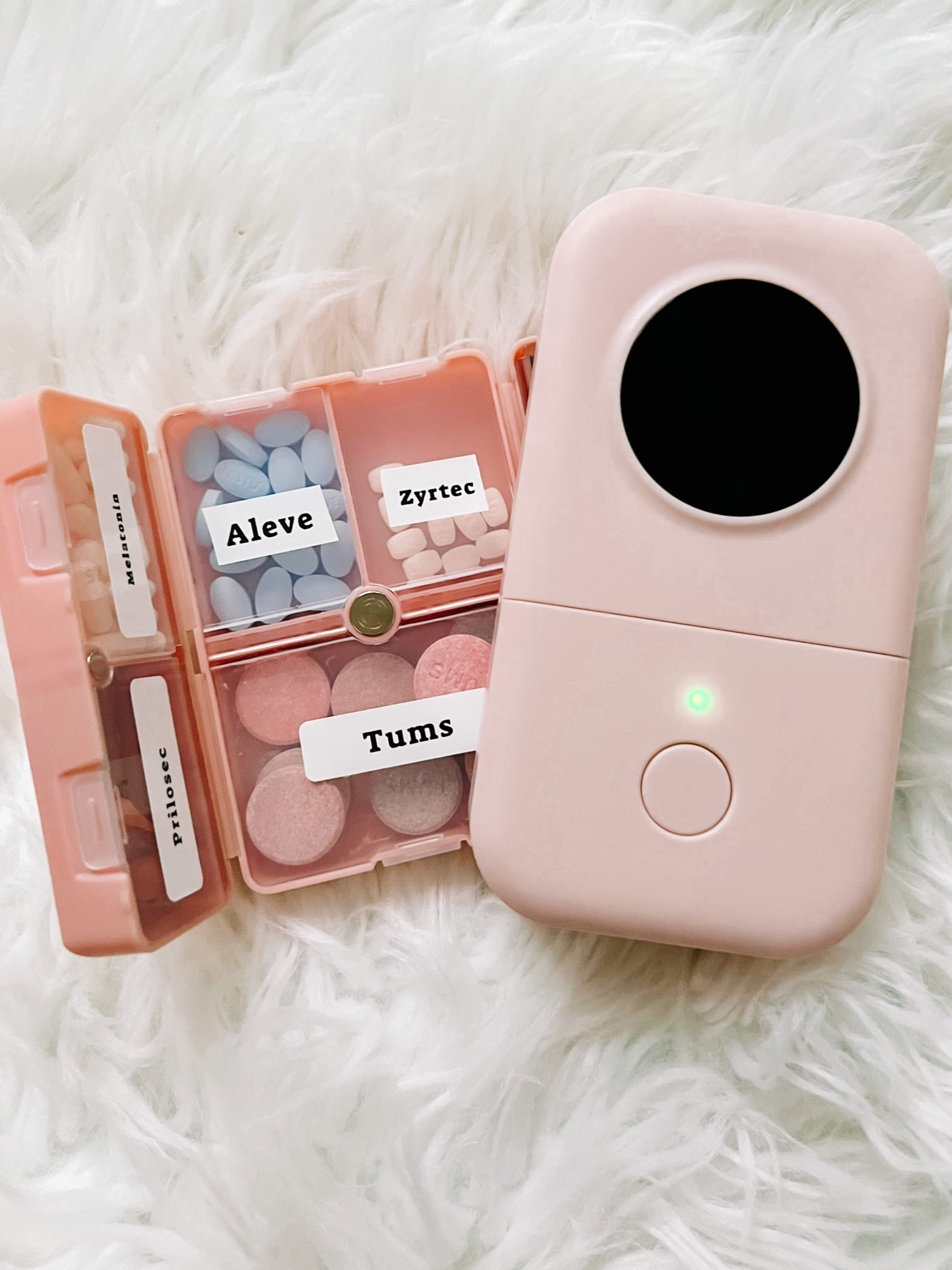 ⭐️AMAZON MUST HAVE GADGET⭐️ This portable label maker comes so in handy for organization at your fingertips! It’s so compact and is USB rechargeable. Download the Print Master App on your phone and instantly connected via bluetooth. Has a variety of fonts and is great for labeling pill case, spice racks, food storage, office, home! And this portable 7 compartment pill case is perfect for travel and love that it has a magnetic lock! Shop on my Amazon storefront! Like and follow for more tips! Amazon gadgets, label maker, Amazon must haves, Amazon travel, pill organizer, Home organization, essentials, amazon finds, trufflesandruffles_xoxo 

#LTKFind #LTKhome #LTKtravel
