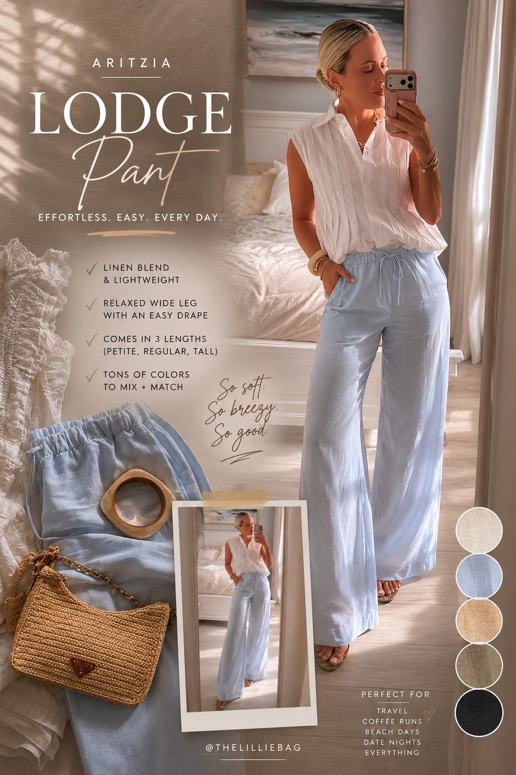 The Pant Everyone Keeps Asking About”

Aritzia Lodge Pant

✓ Linen option available
✓ Comes in lengths
✓ Tons of colors
✓ Travel approved✈️

#LTKootd #LTKWorkwear #LTKTravel