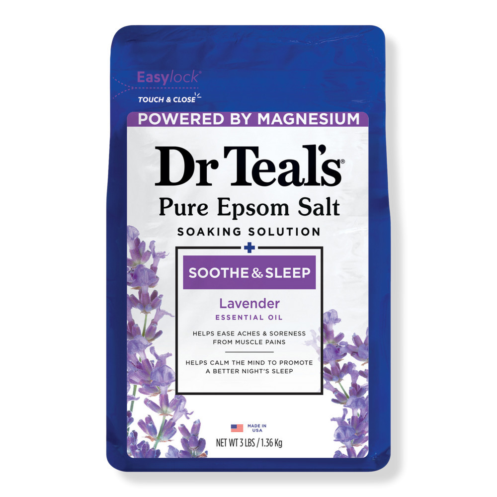 Dr Teal's Soothe & Sleep with Lavender Pure Epsom Salt Soaking Solution | Ulta