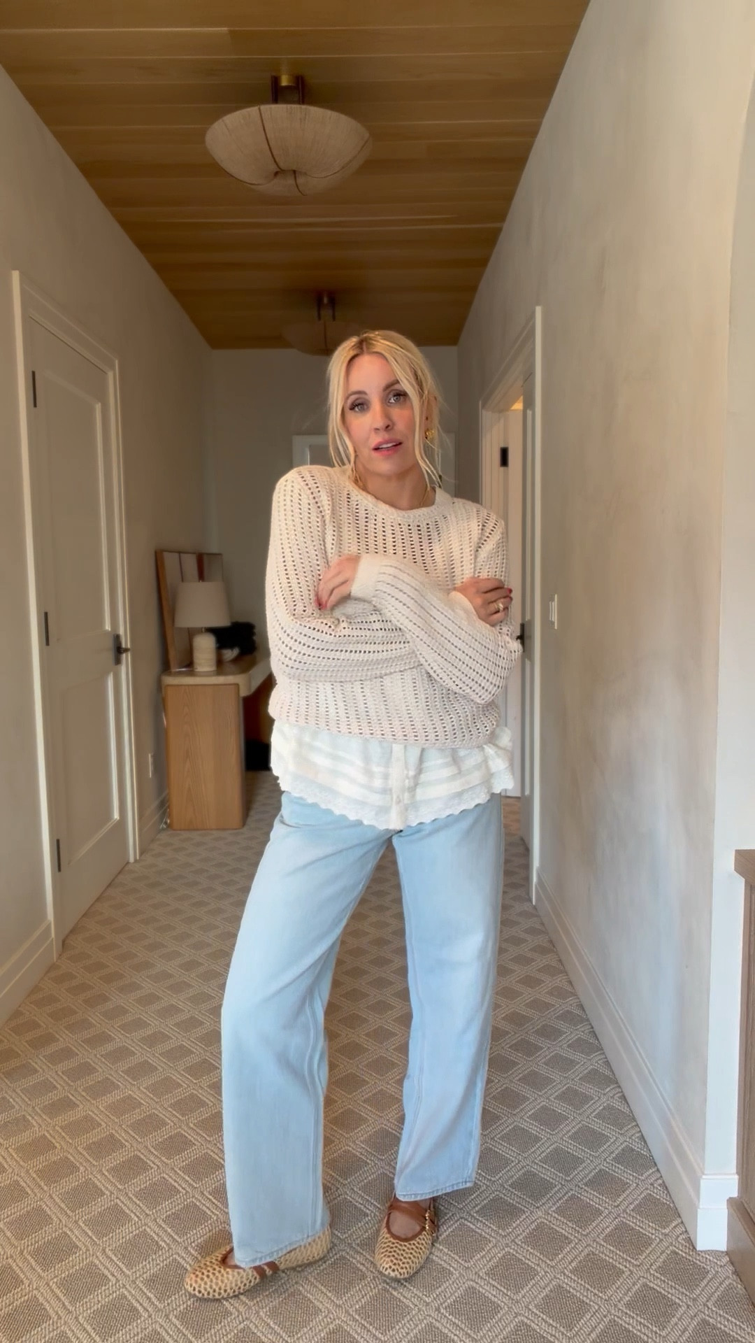 This whole outfit is new to target! I did a size medium in the sweater and four in the jeans! They say low rise, but really are high-rise

#LTKgrwm #LTKdayinmylife #LTKootd