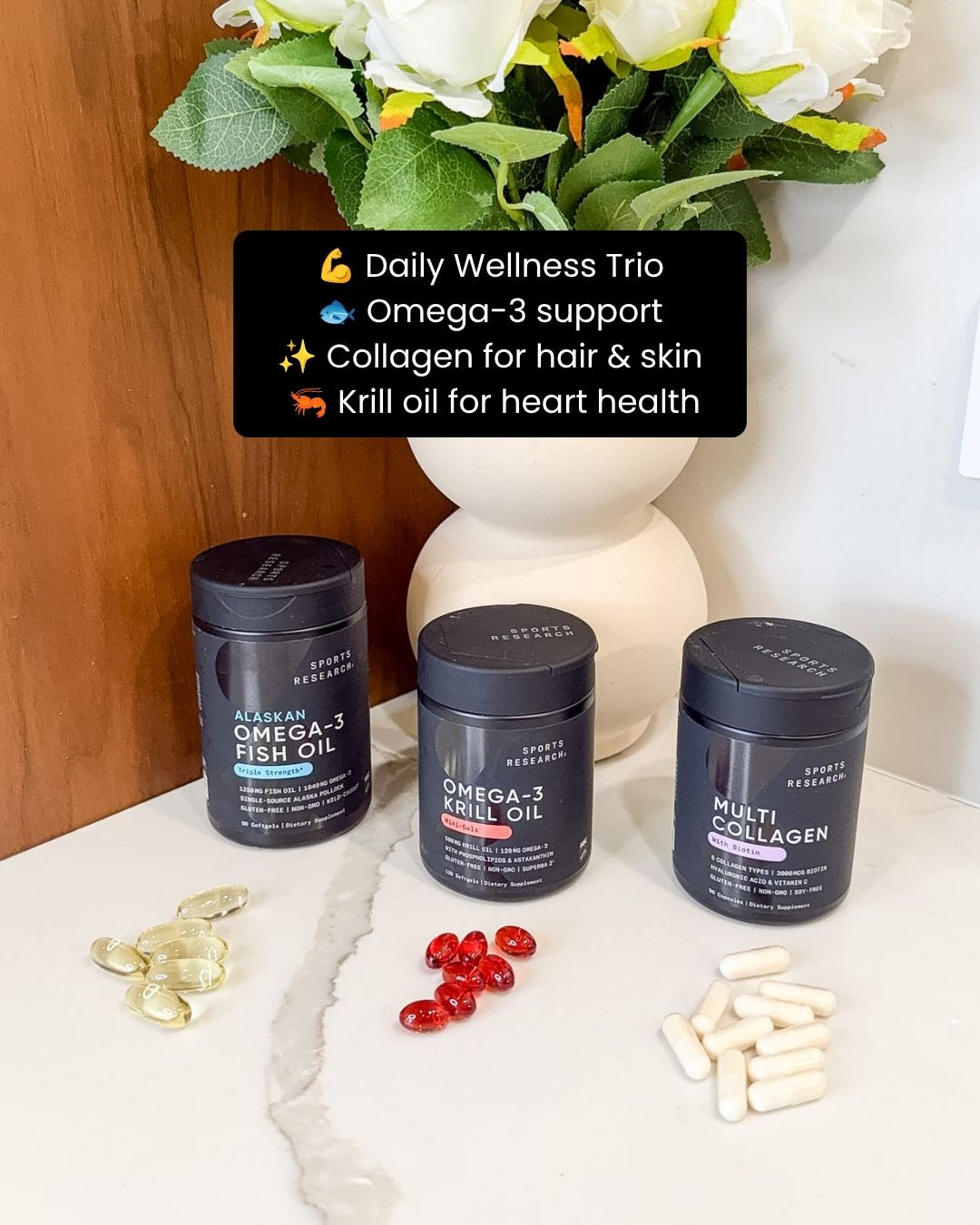Stay consistent with your wellness goals 🌿✨ using Sports Research supplements! Designed to fit seamlessly into your healthy lifestyle, they're an easy way to support your daily routine whether you're focused on fitness, recovery, or overall wellness 💖💪. Perfect for keeping your health goals on track every day 👀✨. Trust me, this is one brand worth adding to your routine 💕

#sportsresearch #supplements #wellnessessentials #healthylifestyle #fitnessjourney #dailywellness #selfcare #healthgoals #nutrition #healthyhabits #wellbeing #fitnesssupport #activeliving #lifestyleupgrade #ltkhealth #ltkfinds #musthave #wellnessjourney #healthyliving #dailyroutine 

 