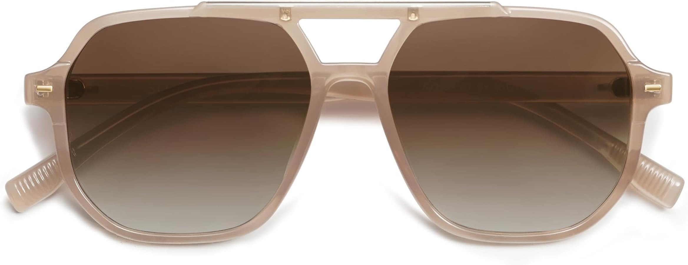 SOJOS Retro Trendy Aviator Polarized Sunglasses Men Women Vintage 70s Square Stylish Frame Sun Gl... | Amazon (US)